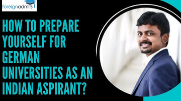 Webinar on How to prepare yourself for the German Universities || Vijay Pravin Maharajan
