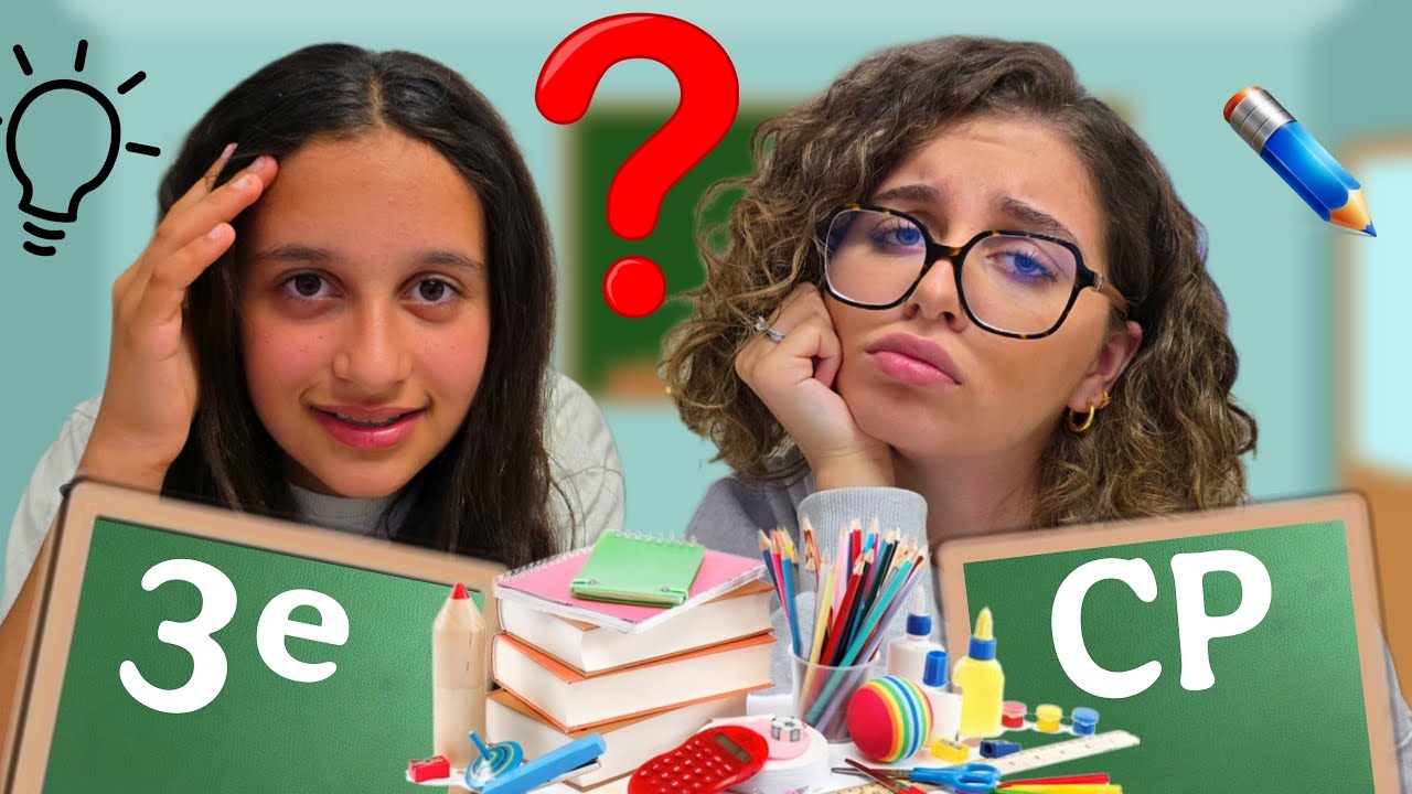 LE JEU DE LA SCOLARITÉ ENTRE SŒURS #humour #rire