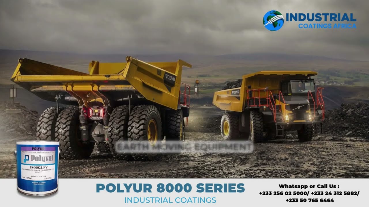 Polyur 8000 - Chemical Abrasion Resistant, Anti-Rust Marine Paint