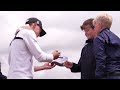 Todd Clements and Olivia Cowan play the final round of the Volvo Car Scandinavian Mixed together
