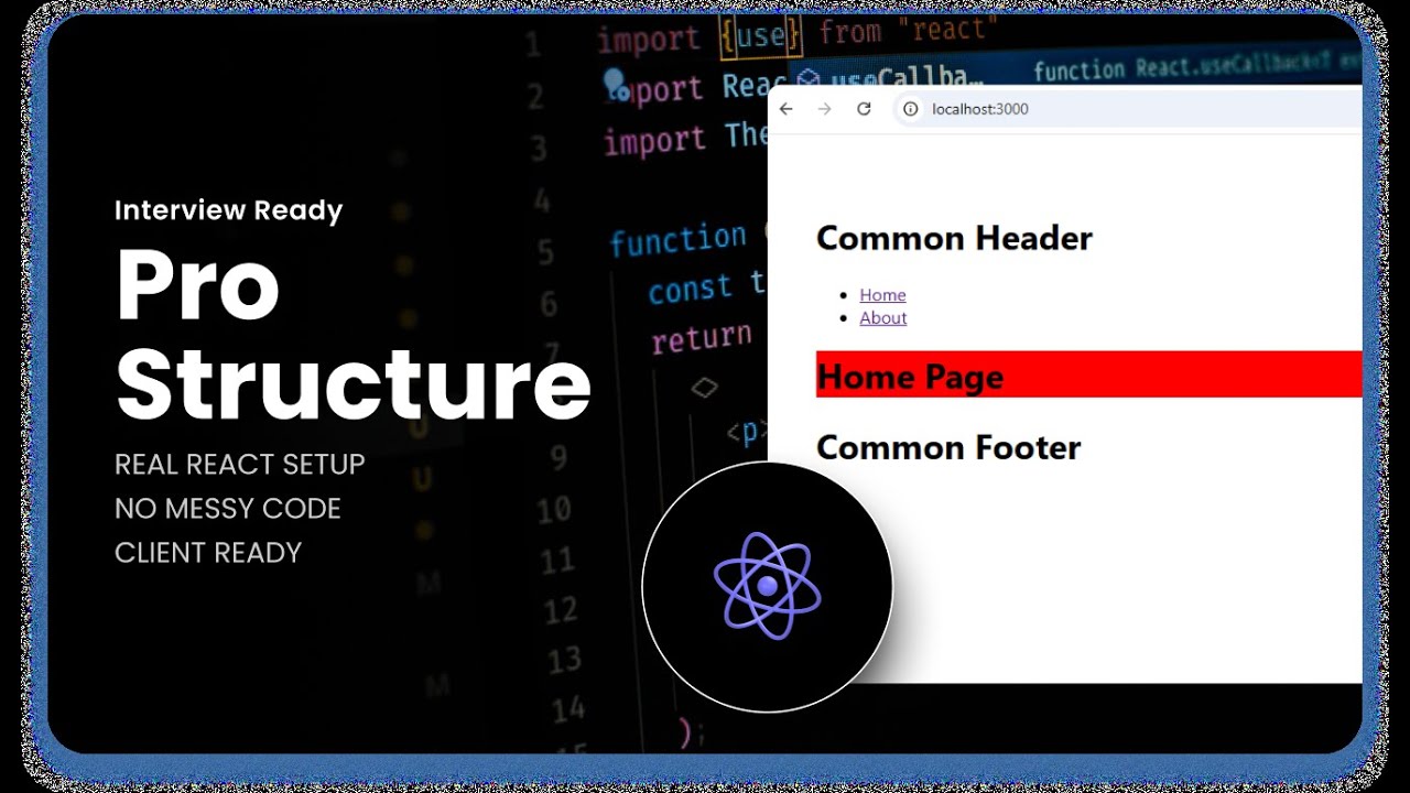 React Folder Structure | Pro Website Setup with Routing & Layout