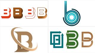 B Logo Design in Illustrator | B Letter Logo Design | Adobe Illustrator Tutorial