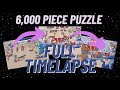 Full timelapse 6000 piece jigsaw puzzle  clementonis downtown