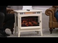 Duraflame Infrared Quartz Stove Heater with 3D Flame Effect & Remote on QVC