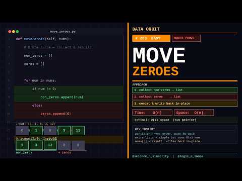 Move Zeros 283 leetcode