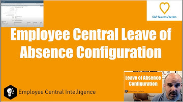 SAP SuccessFactors Employee Central Leave of Absence Configuration