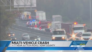 2 lanes of I-77N in York Co. opened after multi-vehicle crash