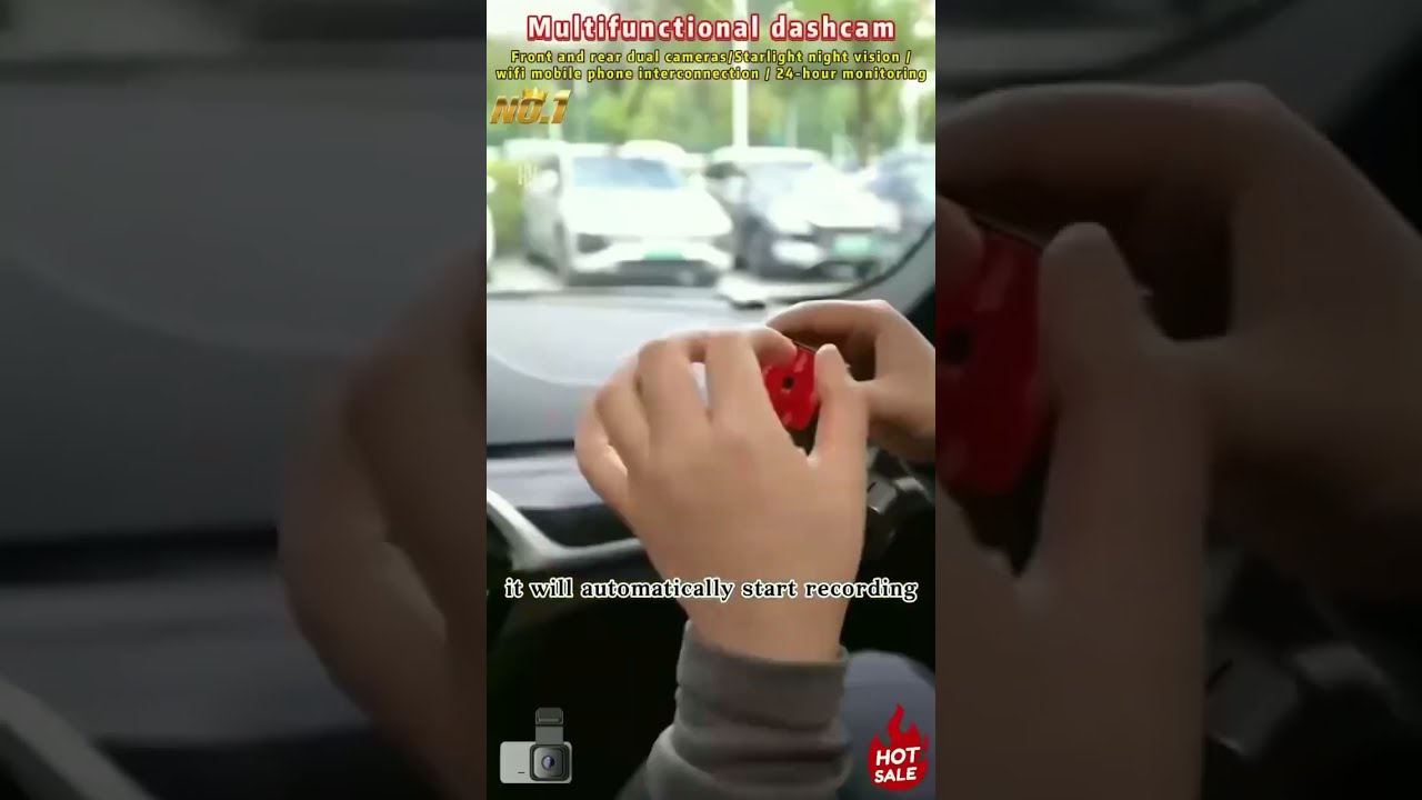 HD Dash Cam With WiFi GPS