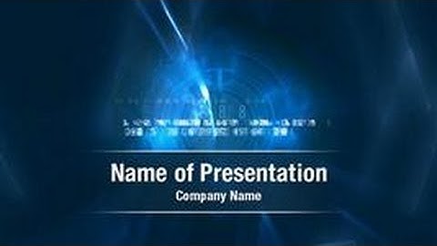 Digits PowerPoint Video Template Backgrounds - DigitalOfficePro #01162V