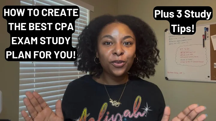 How To Create Your CPA Exam Study Plan | Plus 3 Study Tips!