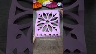Cómo hacer papel picado con una hoja - Rápido y bonito 🩷