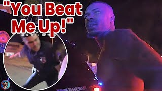 Cop BREAKS HAND Punching Suspect During Wild Struggle