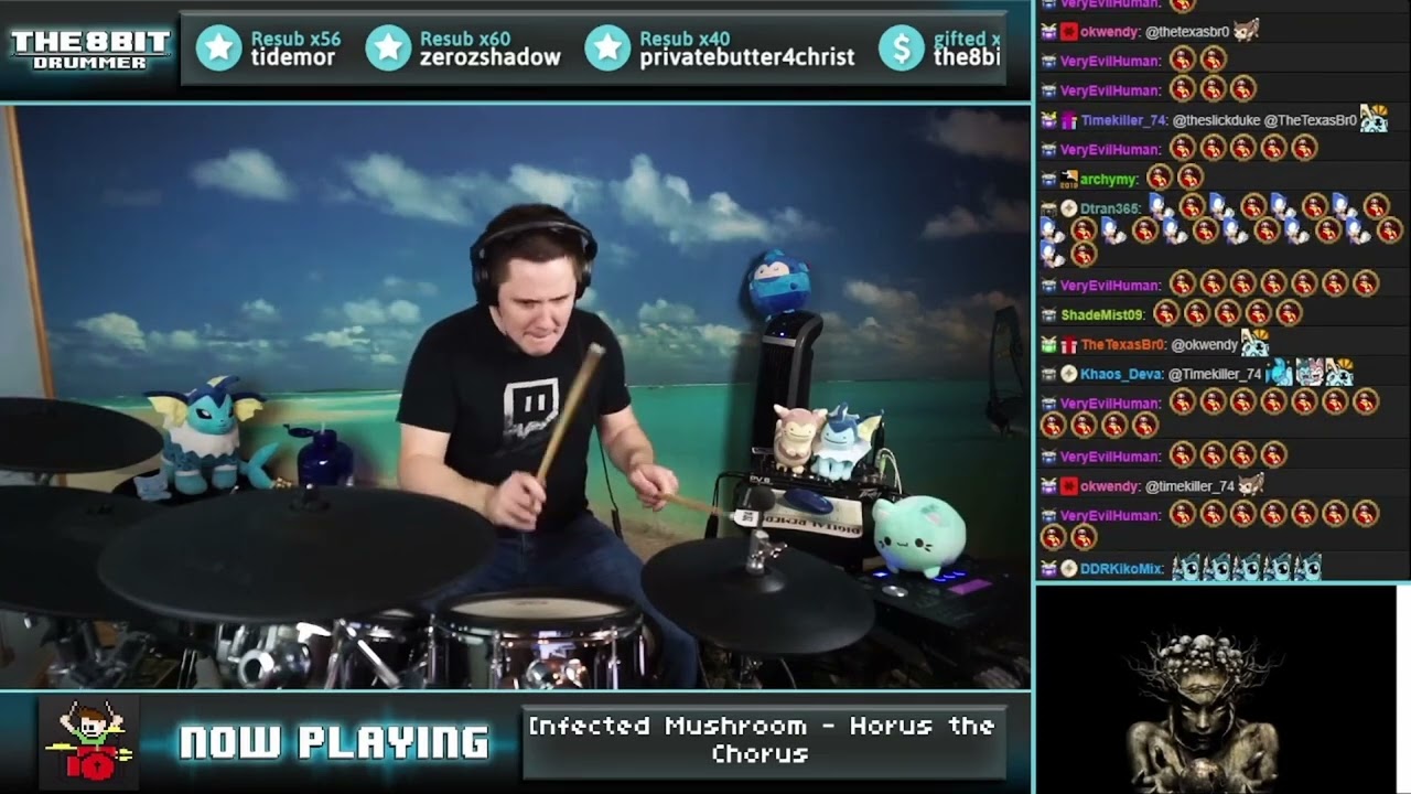 The8BitDrummer plays Infected Mushroom - Horus the Chorus