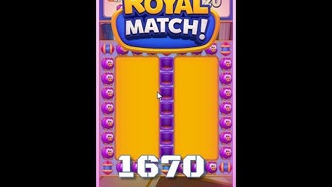 Royal Match Level 1670 - No Boosters Gameplay