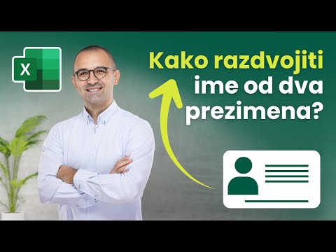 Kako razdvojiti ime od 2 prezimena u tabeli?
