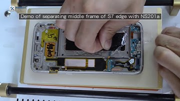 How to remove s7 edge middle frame NOVECEL PRESENTS