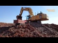 KOMATSU PC 750 SE awesome machine loading trucks