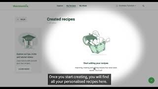 Cookidoo® 3.0 How to Create Recipes: Getting Started (Thermomix® Singapore) screenshot 2