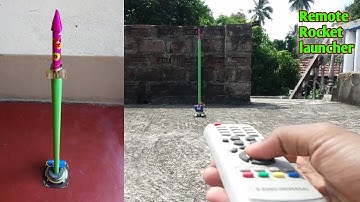 How to Make Remote Control Rocket Launcher | Diwali Rocket Launcher