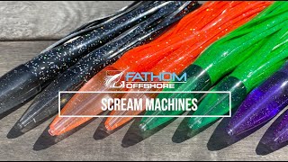 Scream Machine Small 9 Trolling Lure Rainbow / Rigged
