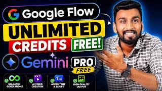 Google Flow Unlimited Credits FREE | How to Get Google Gemini Pro FREE with Jio SIM screenshot 1