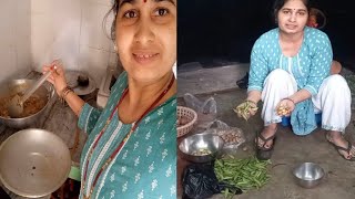 Aalu Matr Tamatr Bina Msale Ke Sabji Morning Routine Village Stayl Me