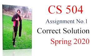 Cs504 Assignment No.1 Solution Spring 2020 /knowledge of world