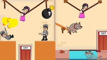 SAVE THE WIFE | Cut The Rope | Level 16-47 Walkthrough Android Mobile gameplay