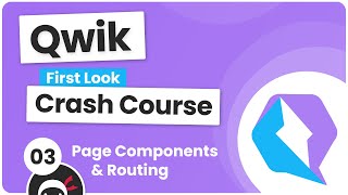 Qwik Crash Course (first look) #3 - Page Components & Routes
