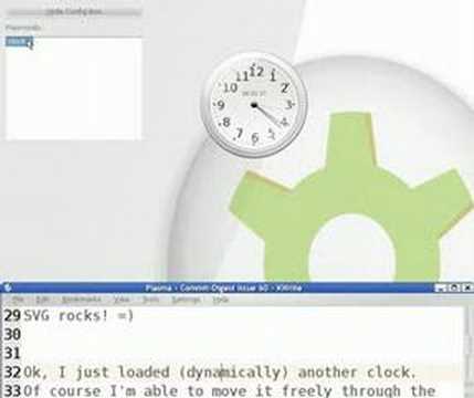 Clocks in Plasma (KDE Commit-Digest Issue 60)