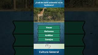 ¿Cuál de estos animales no es herbívoro? ¿Cuál de estos animales no es herbívoro?