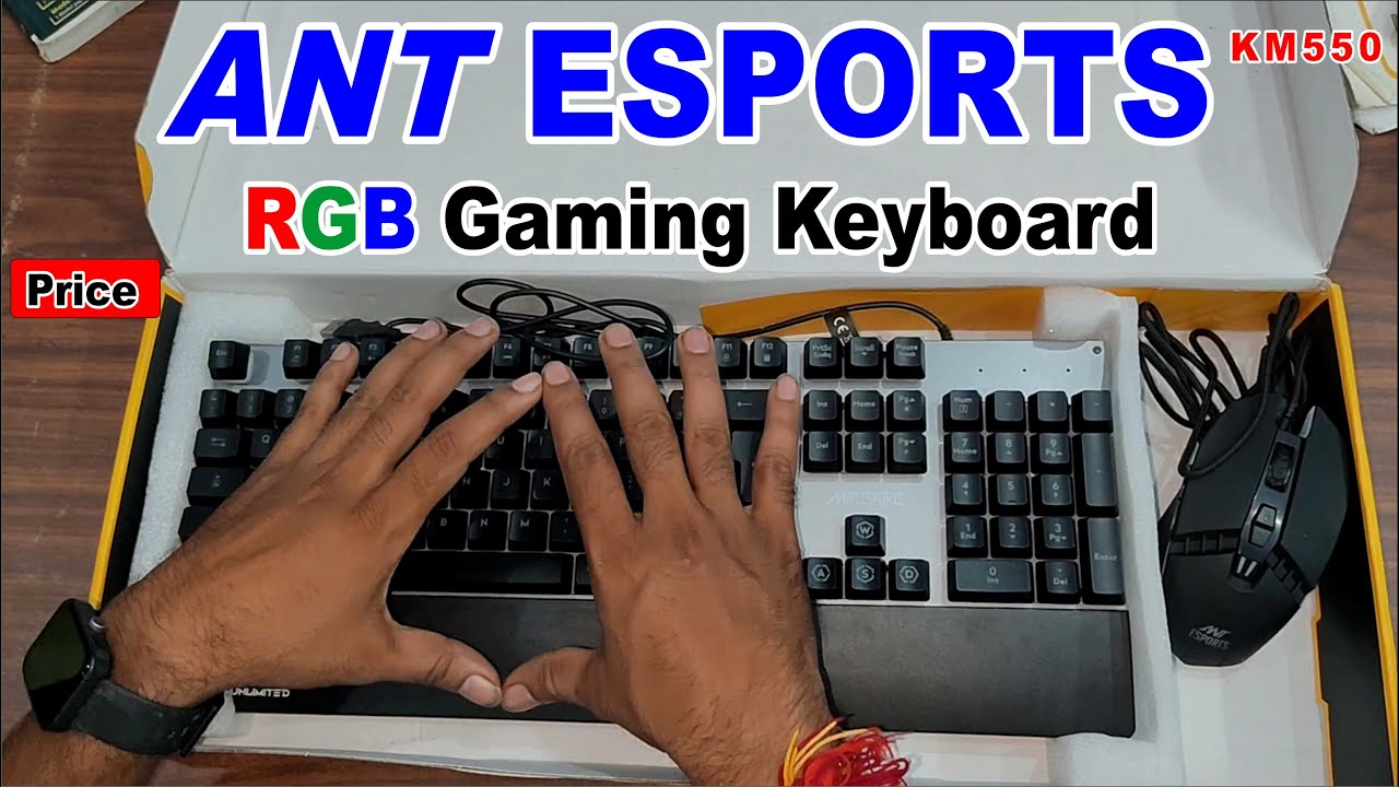 Ant ESport RGB gaming keyboard | best RGB keyboard | KM550 keyboard price , Review