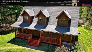 Shell Lake, WI Log Home on Wooded Lot for Sale | 1230 S Lake Dr | Haley Ferguson