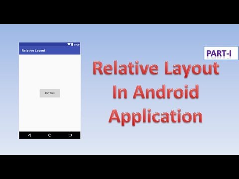Relative Layout In Android Application,#24
