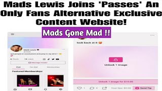 Mads Lewis Joins 'Passes' An Only Fans Alternative Exclusive Content Website!