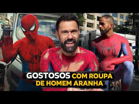 MEN DRESSED AS SPIDER-MAN BECOME OBJECTS OF DESIRE
