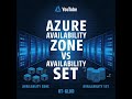 Session4 B Aug 2025 Batch Azure Availability zones and Availability set, Fault Domain