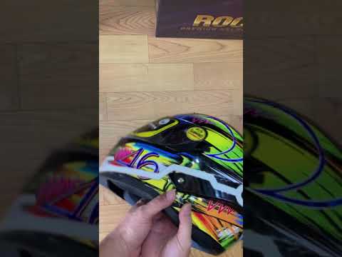 Video Mũ Fullface 2 Kính ROC 03 tem A.G.V pist và trang bị... - youtube