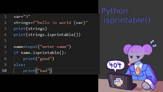 Python .isprintable()