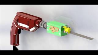 MECHANICAL ENGINEERING MINI PROJECT 06 SAW CUTTING TOOL FOR DRILLING MACHINE
