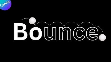 Springende tekstlogo-animatie in Canva – Stapsgewijze handleiding!