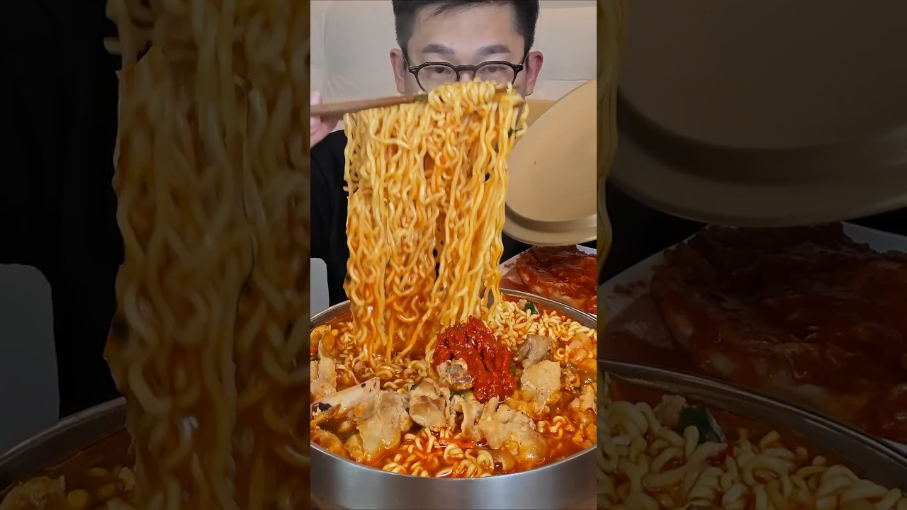 이렇게 먹으니 라면맛이 기가 맥히는구만!