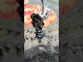🚓😥❤️&zwj;🔥White Concrete Mixer vs Deep Lava Pit #shorts #beamngdrive #funny #beamngmods #LongestBusCrash