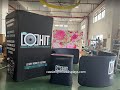 Milin Displays 360 photobooth 360 barrier banner 360 enclosure booth pop up table for events