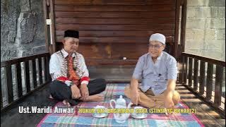 HUKUM DAN BAGAIMANA CARA ISTINJA YG BENAR(2) | USTADZ WARIDI ANWAR