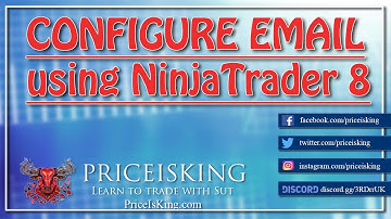 How To Setup Email using NinjaTrader 8 - Configure shared services in NinjaTrader 8 to send emails.