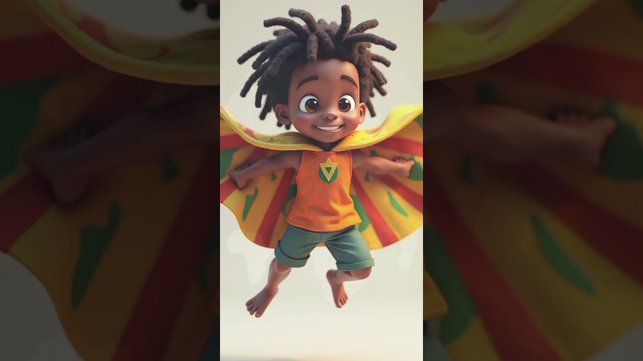 African Kid Discovers He Can Fly! #kenyahistory #kenyacartoon #afrolicanstory