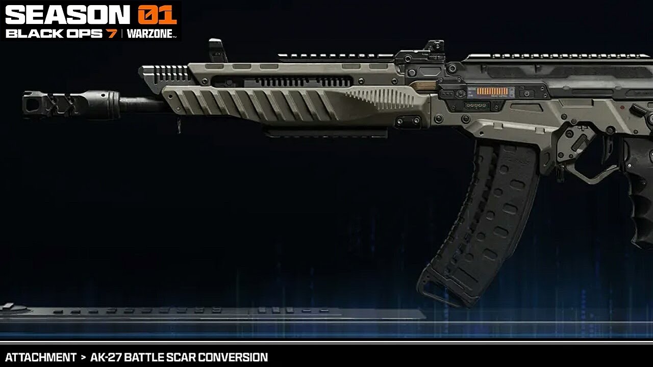 Как разблокировать новый комплект для переделки АК-27 Battle Scar в Black Ops 7 и Warzone