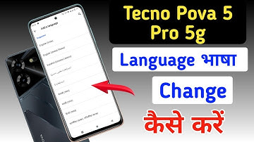 How to change language in tecno pova 5 pro 5g /tecno pova 5 pro 5g me language kaise change kare
