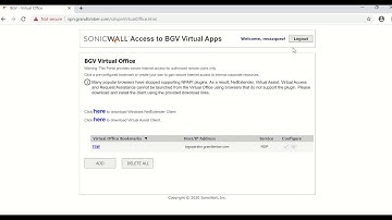 BGV Remote Access - setup 2 Factor Authentication (1st time users)